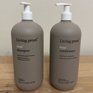 Living Proof No Frizz 24 oz jumbo Shampoo and Conditioner new